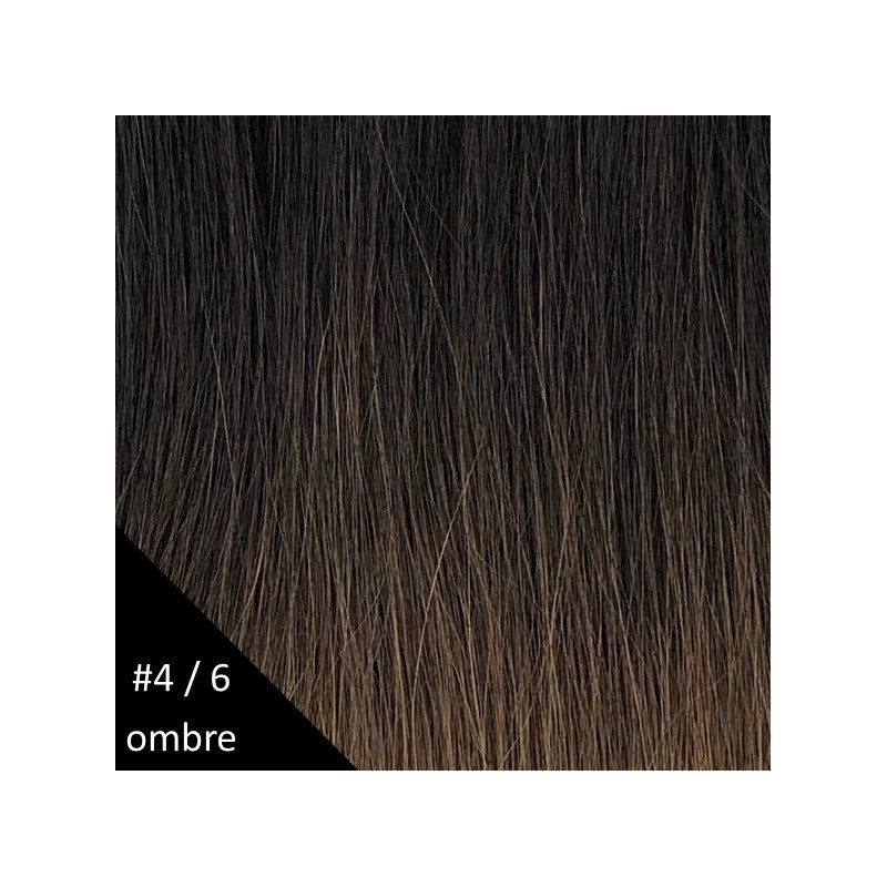 Hairweft kleur 4/6 Ombre