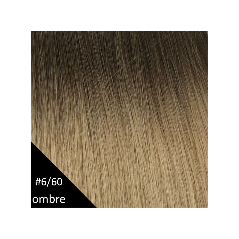 Hairweft kleur 6/60 Ombre