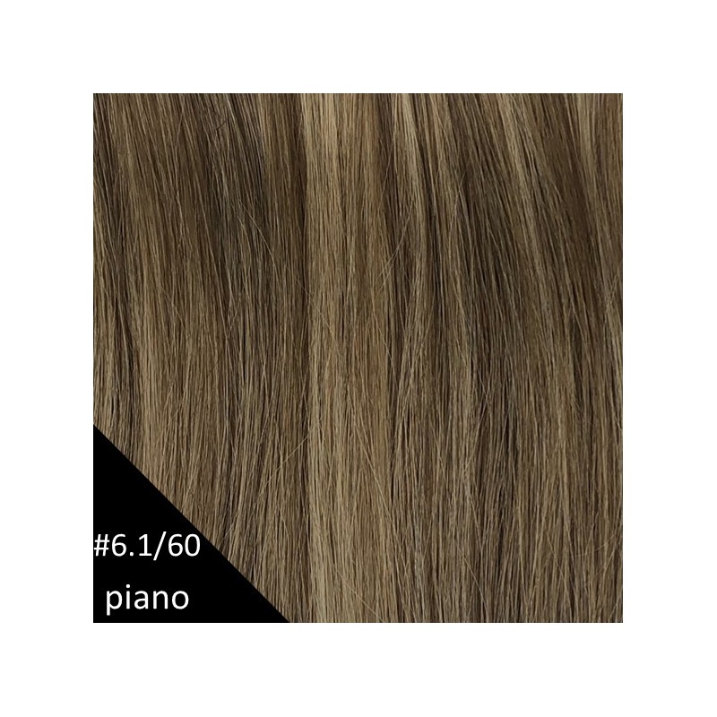 Hairweft kleur 6.1 - 60 Piano