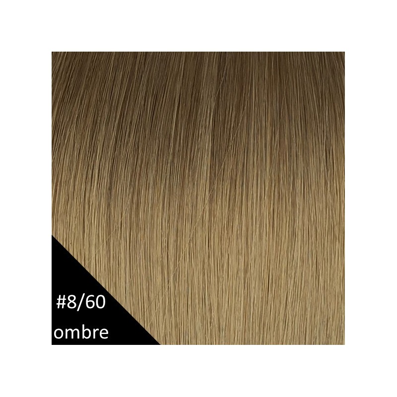 Hairweft kleurnummer 8 - 60 Ombre